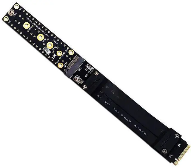 Main image of SUPERPLUS M.2(NGFF) Key M NVMe SSD Extension Cable Extender PCIe3.0 x4 Full Speed