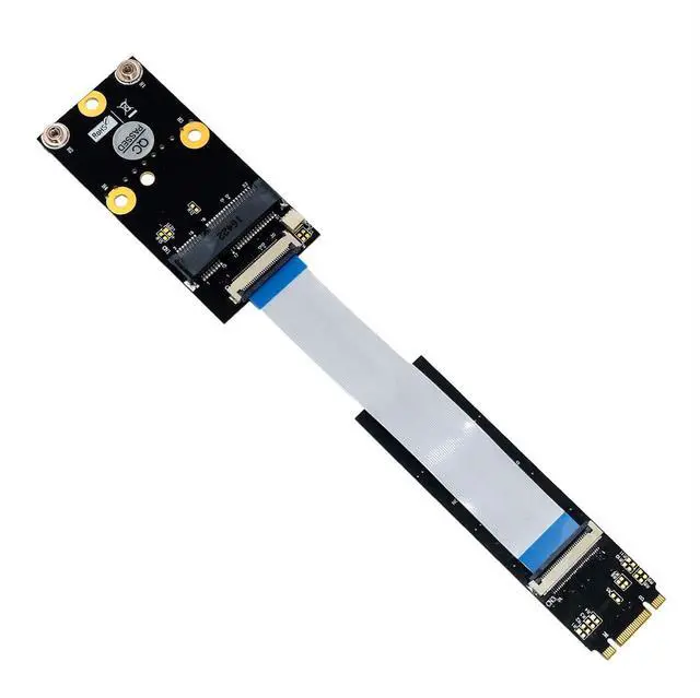 Main image of M.2 NGFF Key B/M/B+M to Mini PCI-E Adapter with FFC Cable