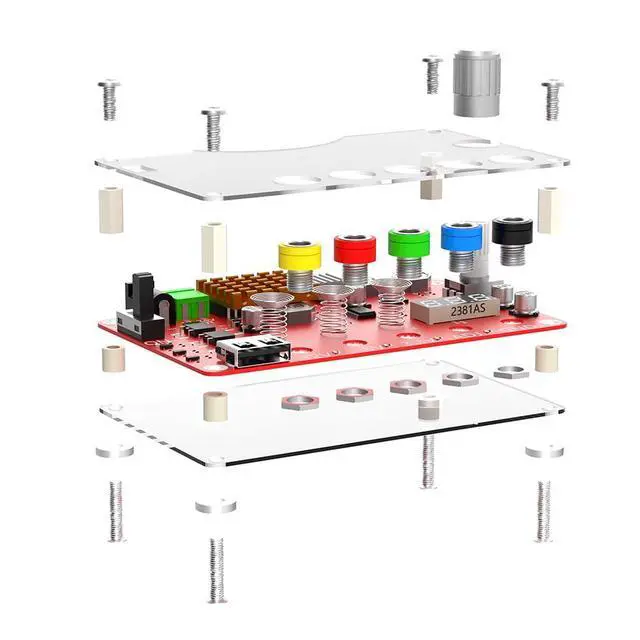 Alt view image 4 of 4 - SUPERPLUS DC Input 13-24V to 3.3V, 5V, 12V and 1.8V-10.8V (ADJ) Output Voltage Breakout Board with Adjustable Voltage Knob and Touch Sensor Switch
