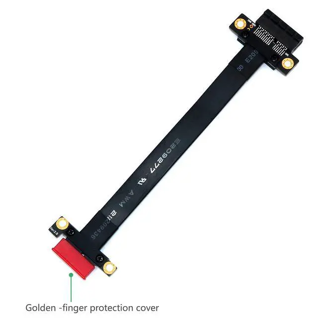 Alt view image 3 of 7 - SUPERPLUS PCI Express Adapter Cable x1 PCIe Adapter Cable PCI-e PCI Express 36PIN 1X Extension Cable pcie Riser Cable (180 Degree 20CM Extension Cable)