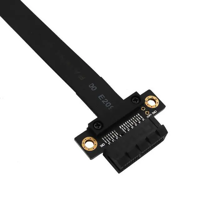 Alt view image 5 of 7 - SUPERPLUS PCI Express Adapter Cable x1 PCIe Adapter Cable PCI-e PCI Express 36PIN 1X Extension Cable pcie Riser Cable (180 Degree 20CM Extension Cable)