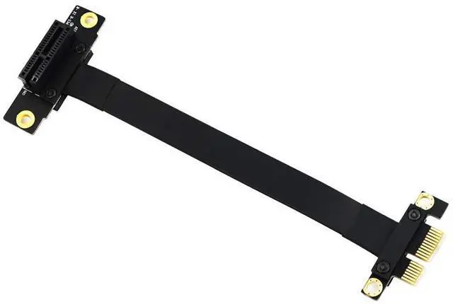 Main image of SUPERPLUS PCI Express Adapter Cable x1 PCIe Adapter Cable PCI-e PCI Express 36PIN 1X Extension Cable pcie Riser Cable (90 Degree20cm Extension Cord)