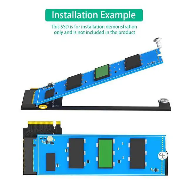 Alt view image 4 of 7 - M.2 M-Key NVME PCIE 4.0 SSD Hard Drive Expansion Board for ROG Ally Handheld, Conversion 2230 to 2280 Adapter
