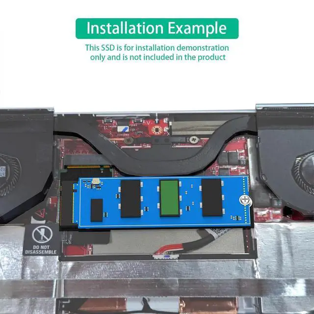 Alt view image 5 of 7 - M.2 M-Key NVME PCIE 4.0 SSD Hard Drive Expansion Board for ROG Ally Handheld, Conversion 2230 to 2280 Adapter