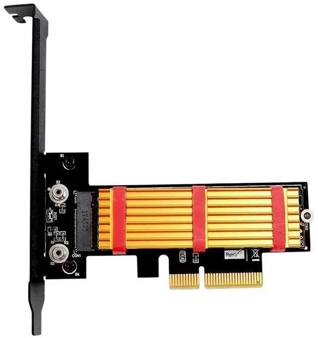 Main image of SUPERPLUS M.2 NGFF PCI-e nvme SSD to PCI Express 3.0 x4 Host Adapter with heatsink
