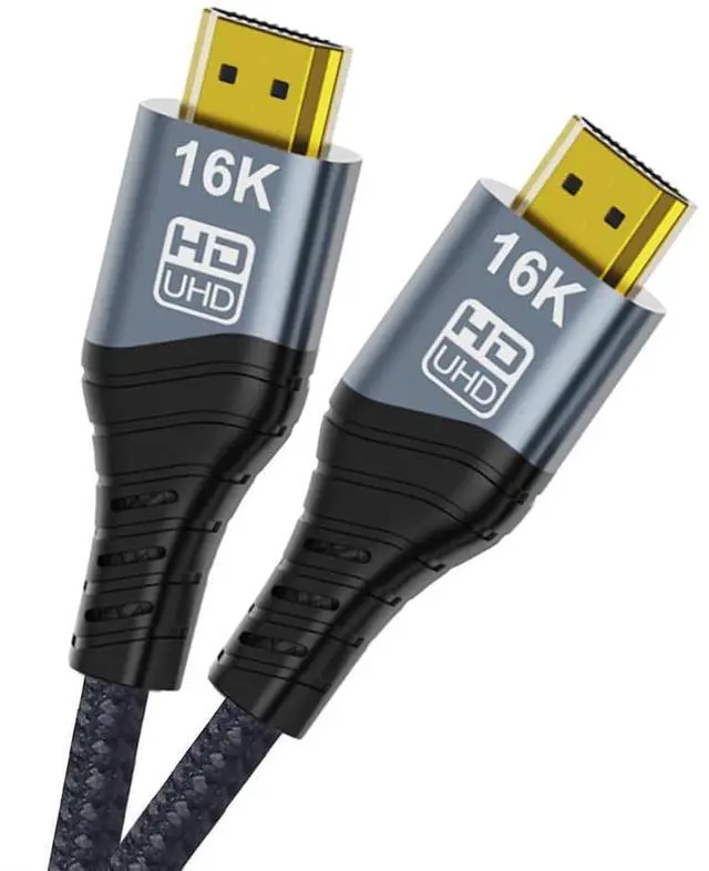 Main image of Cord 16K 8K 4K UHD HDMI Type-A Male to HDMI 2.2 Male HDTV Cable 96Gbps for HDTV Desktop Laptop Monitor (200cm)