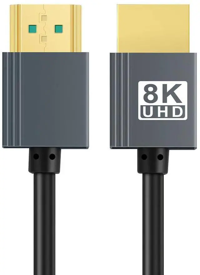 Main image of Ultra Soft HDMI 2.1 to HDMI 8K High Flex HDTV Cable Hyper Super Flexible Cord High Speed Type-A Male to Male for Computer HDTV (Straight Connector 100cm)