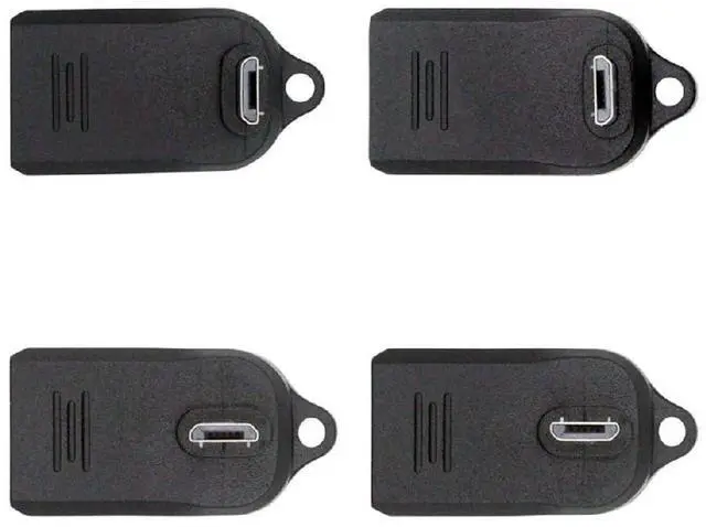 Main image of 4pcs/lot Micro Type-B Male USB 2.0 to Female OTG USB2.0 Type-A Adapter On-the-Go 90 Degree Angled for Phone Tablet Disk Keyboard Data