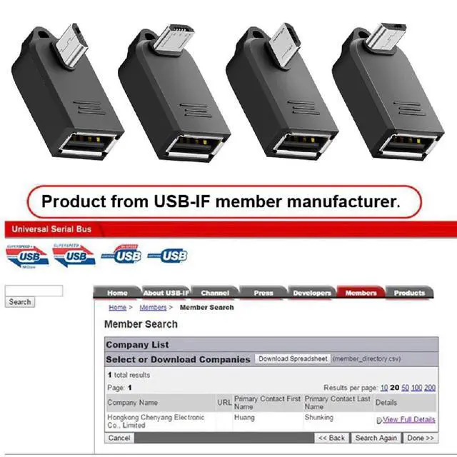 Alt view image 4 of 7 - 4pcs/lot Micro Type-B Male USB 2.0 to Female OTG USB2.0 Type-A Adapter On-the-Go 90 Degree Angled for Phone Tablet Disk Keyboard Data