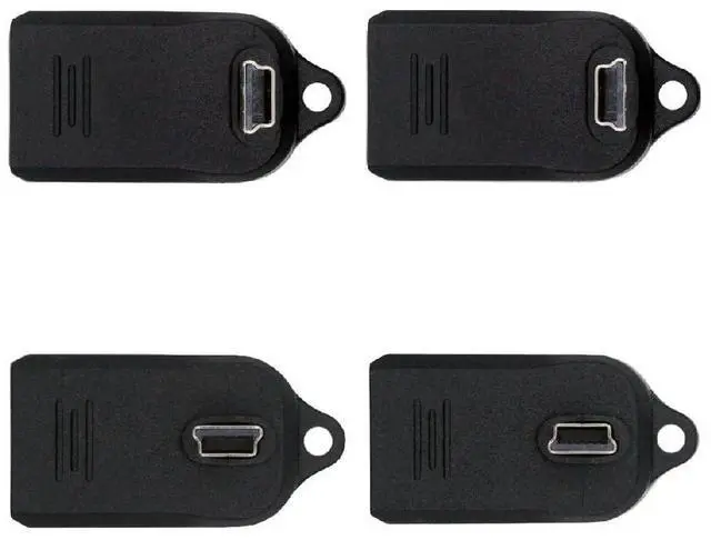 Main image of 4pcs/lot Mini Type-B Male USB 2.0 to Female OTG USB2.0 Type-A Adapter On-the-Go 90 Degree Angled for Phone Tablet Disk Keyboard Data