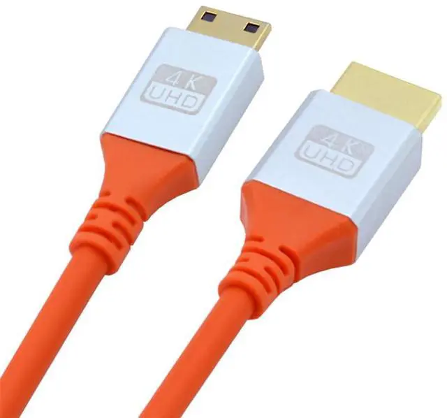 Main image of Mini HDMI 4K to HDMI Ultra Soft High Flex HDTV Cable Hyper Super Flexible Cord High Speed Type-A Male to Male for Computer HDTV 50cm
