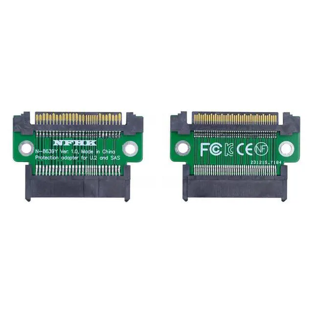Alt view image 7 of 7 - U.2 U2 SFF-8639 NVME PCIe 4.0 SSD Adapter Male to Female Extension 68pin PCI Express PCBA