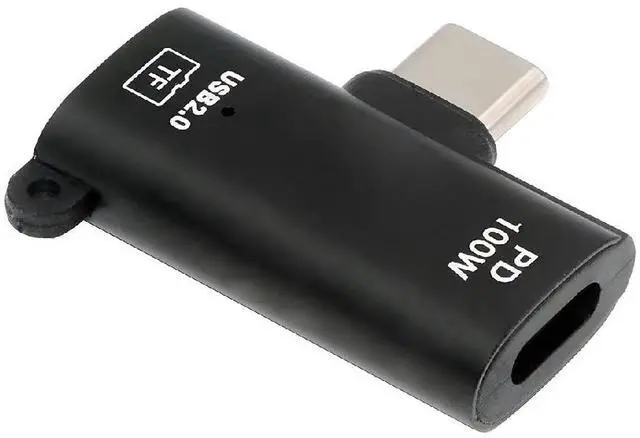 Main image of USB-C Type-C Host to 480Mbps TF Micro-SD T-Flash Card Reader OTG & 100W PD Power Adapter for Laptop Tablet Phone