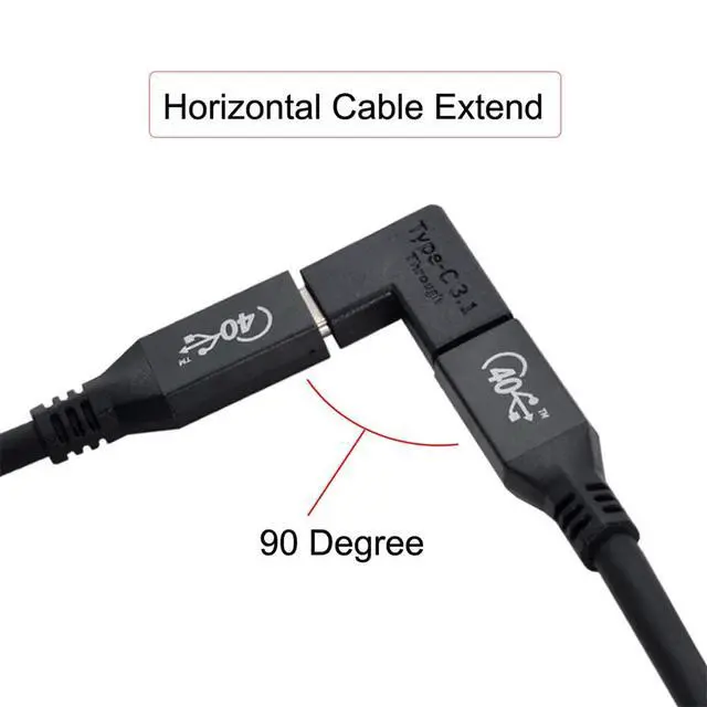 Alt view image 4 of 7 - 3pcs/lot USB 3.1 Type C Male Female to USB-C Female Power Data 10Gbps Adapter for NS Switch & Phone