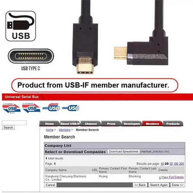 Alt view image 6 of 7 - USB C to C Cable,USB C Male to Male Fast Charging Data Transfer 90 Degree Angled Flat Extension Cable