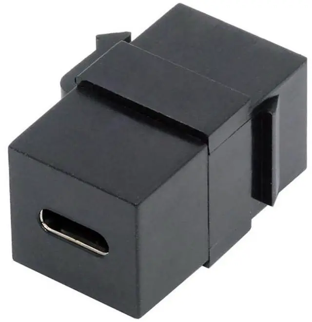 Main image of USB-C Female to Type-C Female Extension Keystone Jack Coupler Adapter for Wall Plate Panel USB2.0 Cable