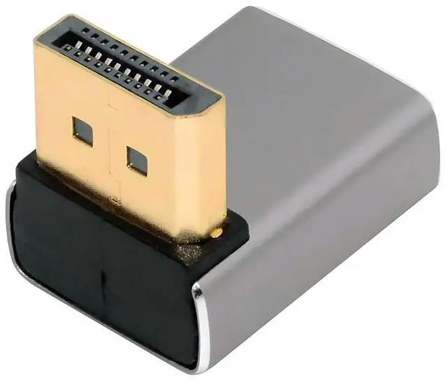 Main image of DisplayPort 1.4 to DP Ultra-HD UHD 8K 60hz 4K 144hz Right Angled Male to Female 90 Degree for Video PC Laptop Monitor