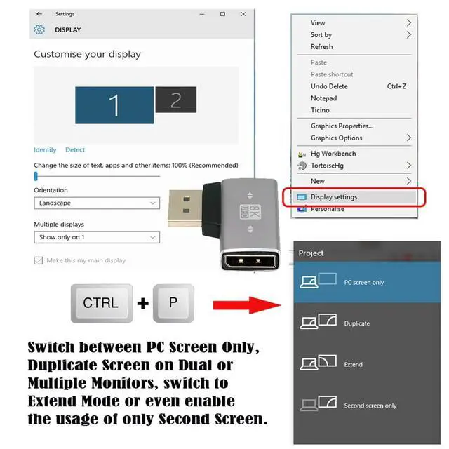 Alt view image 5 of 7 - DisplayPort 1.4 to DP Ultra-HD UHD 8K 60hz 4K 144hz Left Angled Male to Female 90 Degree for Video PC Laptop Monitor