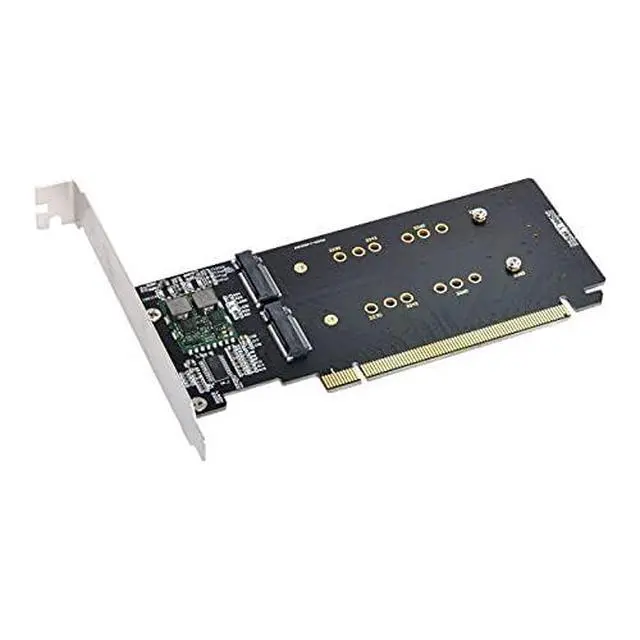 Alt view image 4 of 7 - Combo M.2 NGFF B-Key & mSATA SSD to SATA 3.0 Adapter Converter Case Enclosure with Switch