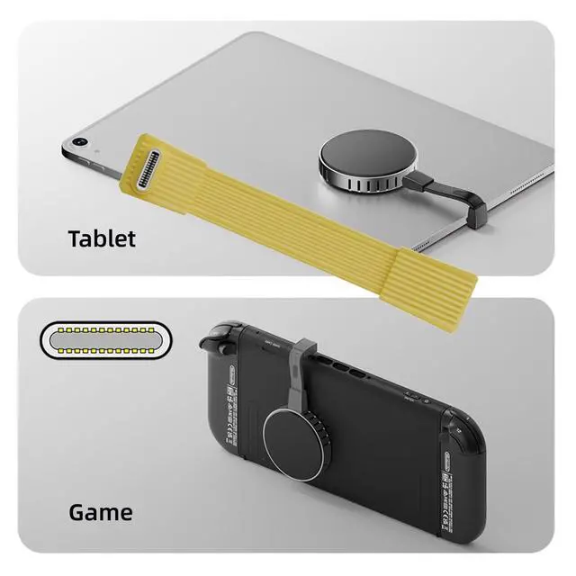 Alt view image 7 of 7 - 2pcs/Set USB5.0 80Gbps Flat Slim FPC Male to Male & Female Extension Cable Up Angled 90 Degree 240W 16K 8K 60Hz 5K Compatible with 40Gbps USB4.0 Thunderbolt (Yellow)