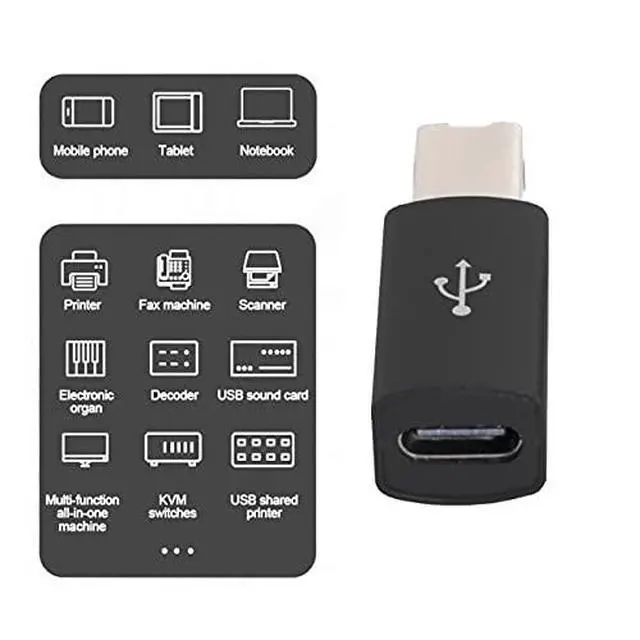 Alt view image 7 of 7 - 2pcs USB-C Type C to Midi Adapter Converter Lectronic Musical Instrument for Midi Keyboard Phone Tablet