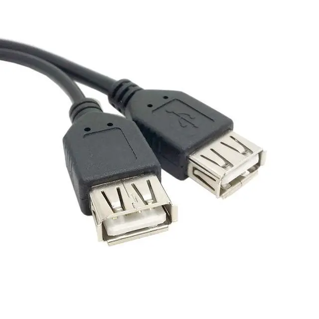Alt view image 4 of 7 - chenyang USB 2.0 Y Splitter Cable USB 2.0 Male to Female Data Charger Extension Cable with Auxiliary Power Supply Port