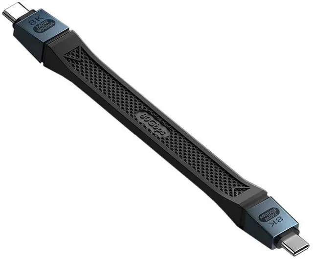 Main image of Cable USB5.0 80Gbps Flat Slim FPC Cable 13cm with 240W and 16K@30hz 8K@60Hz 5K@60Hz Compatible with USB4.0 Thunderbolt3/4/5