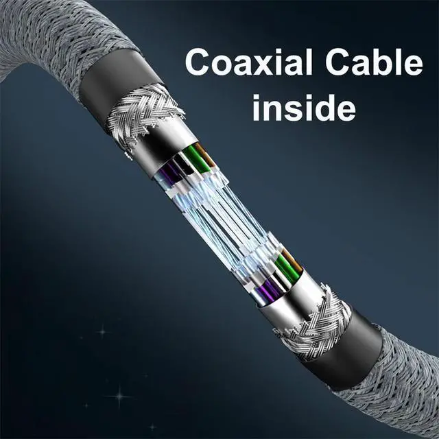 Alt view image 7 of 7 - Right Angled 90 Degree 8P8C FTP STP UTP Cat6 Male to Female LAN Ethernet Network Extension Cable with Panel Mount Holes 50cm
