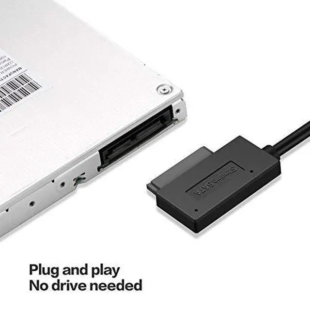 Alt view image 3 of 7 - USB 3.0 to 7+6 13pin Slimline Sata Adapter Cable for Laptop Cd DVD ROM Optical Drive