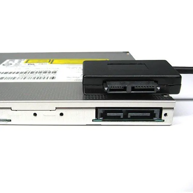 Alt view image 4 of 7 - USB 3.0 to 7+6 13pin Slimline Sata Adapter Cable for Laptop Cd DVD ROM Optical Drive