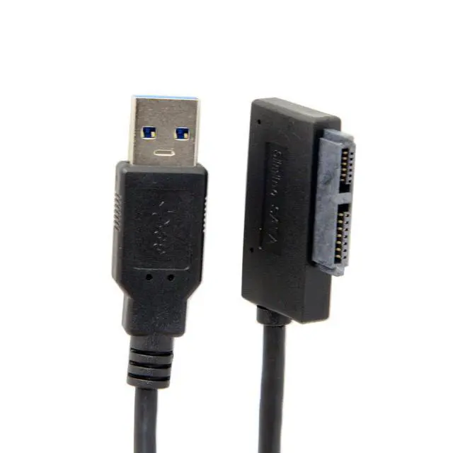 Alt view image 6 of 7 - USB 3.0 to 7+6 13pin Slimline Sata Adapter Cable for Laptop Cd DVD ROM Optical Drive
