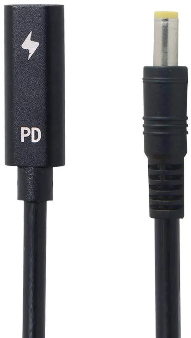 Main image of Type C USB-C Female Input to DC 5.5x2.5mm Power PD Charge Cable fit for Laptop 18-20V