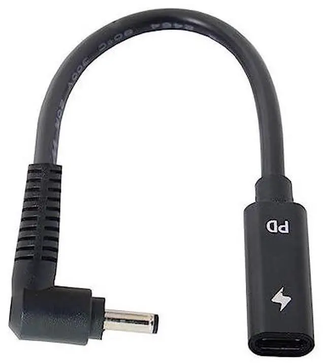 Main image of Type C USB-C Female Input to DC 4.0x1.3mm Power PD Charge Cable fit for Laptop 18-20V