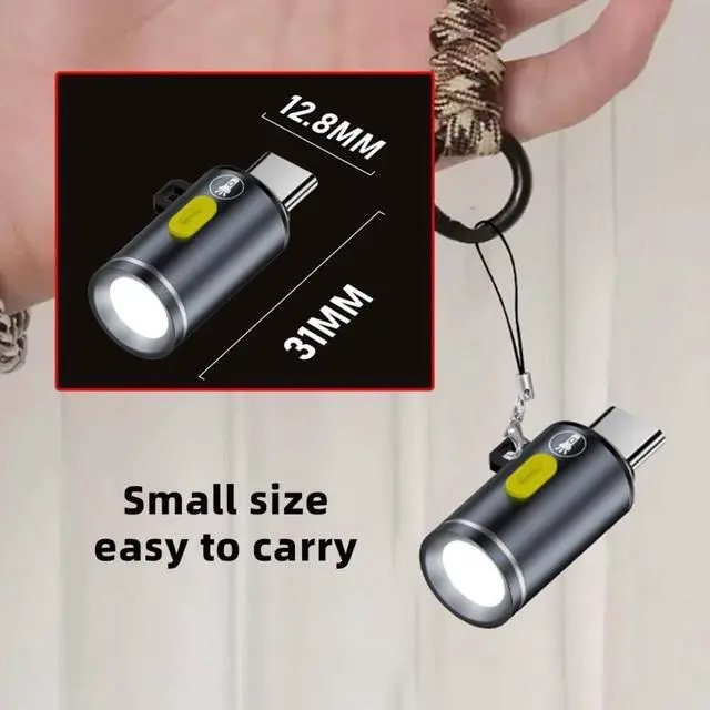 Alt view image 7 of 7 - 2pcs USB-C Atmosphere LED Lighting for Outdoors Walking Cycling Phone Laptop Charger Night Lamp 210 Lumens