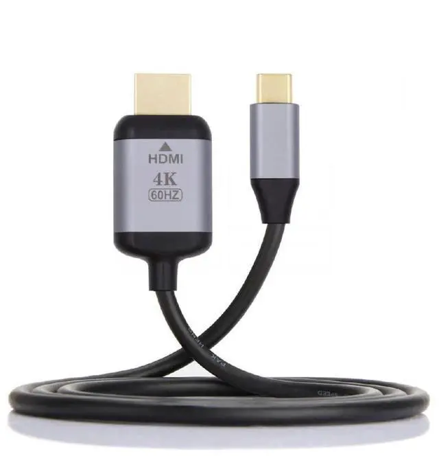 Main image of USB-C USB 3.1 Type C Source to HDMI HDTV Displays Male 4K Monitor Cable for Laptop 1.8m