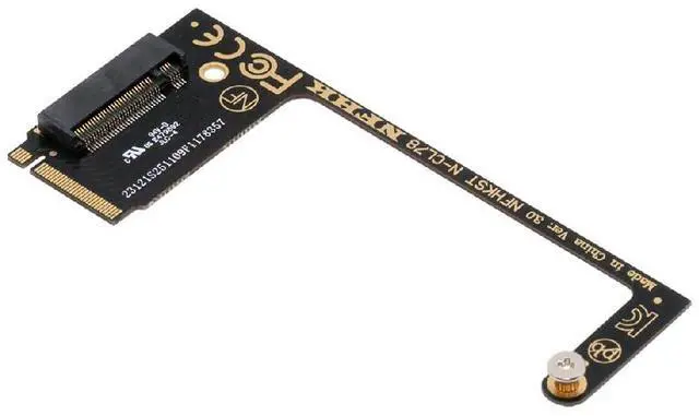 Main image of 22x30mm M-Key NVME to Angled 22x80mm Extension SSD Upgrade Adapter Compatible with MSI CLAW8 AI+ CLAW7 Gaming