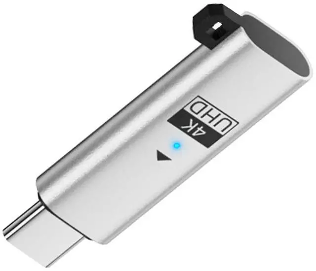Main image of USB-C Virtual Display Adapter USB5.0 USB4.0 Type-C DDC EDID Dummy Plug Headless Ghost Display Emulator 4K@60Hz Compatible with Thunderbolt3/4/5 Silver