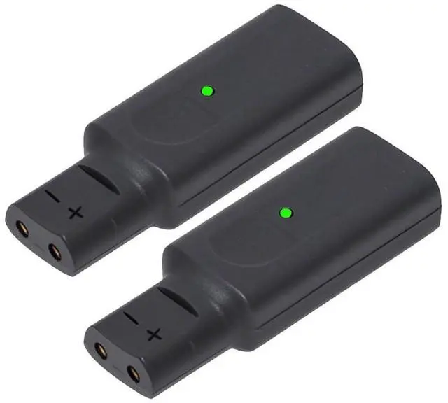 Main image of 2-Pack USB-C Female to 2-Pin Power Charge Adapter Compatible with Braun Series Shaver Adapter 5V to 12V