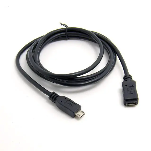 Alt view image 5 of 7 - 5ft Full Pin Connected Micro USB 2.0 Type 5Pin Male to Female Cable for Tablet & Phone & OTG Extension (150cm)