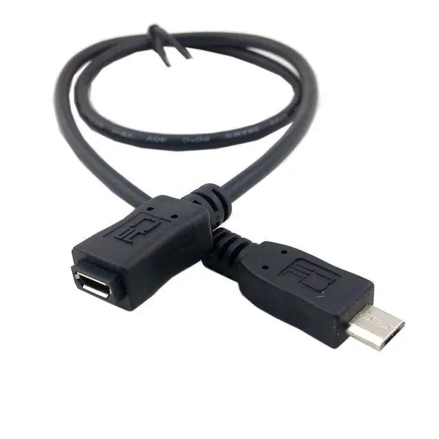 Alt view image 5 of 7 - Full Pin Connected Micro USB 2.0 Type 5Pin Male to Female Cable for Tablet & Phone & OTG Extension (50cm)