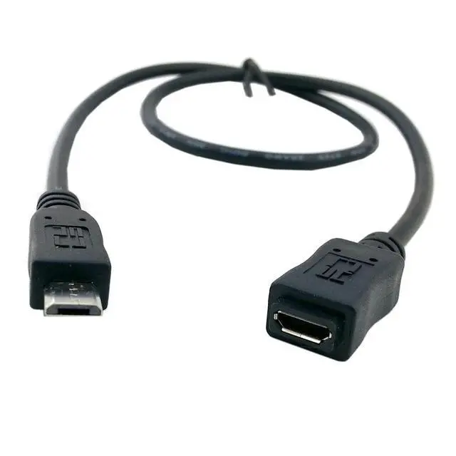 Alt view image 6 of 7 - Full Pin Connected Micro USB 2.0 Type 5Pin Male to Female Cable for Tablet & Phone & OTG Extension (50cm)