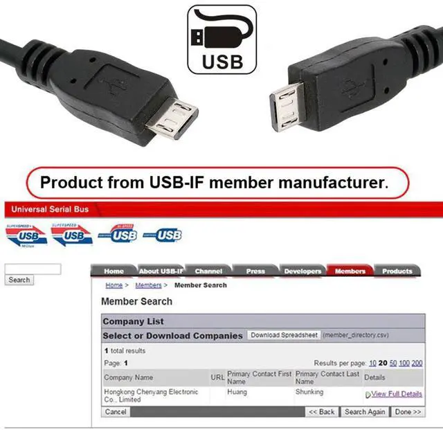 Alt view image 6 of 7 - Full Pin Connected Micro USB 2.0 Type 5Pin Male to Male Cable for Tablet & Phone & OTG Extension (100cm)