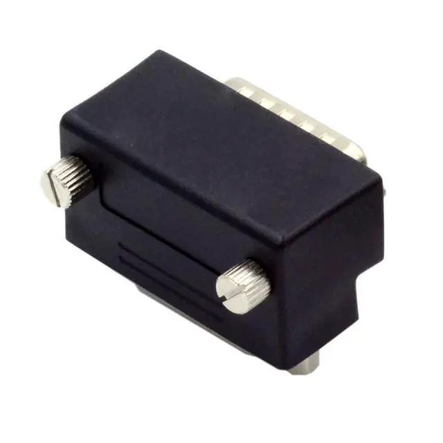 Alt view image 6 of 7 - 90 Degree Up Angled DSUB D-subminiature 15pin Male to Female Extension Adapter DB Connector