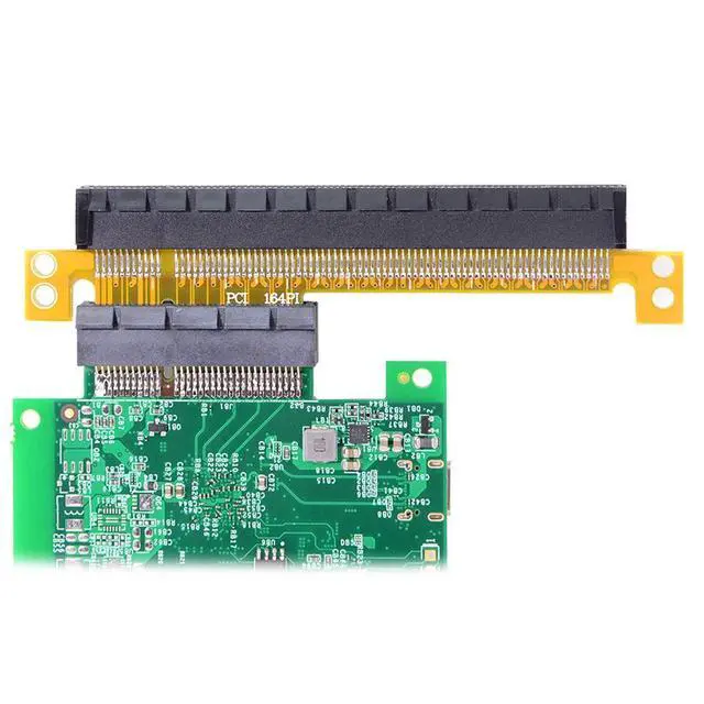Alt view image 4 of 7 - PCI-E Express 4X to 16x Extender Converter Riser Card Adapter Male to Female