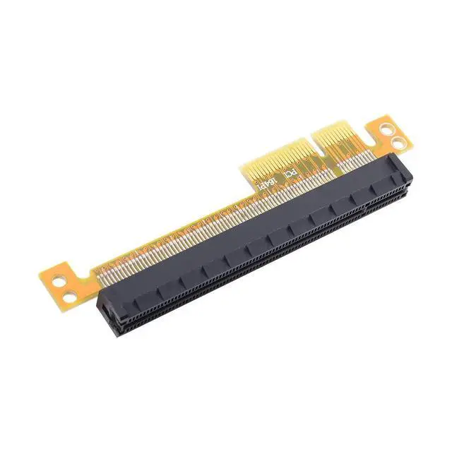 Alt view image 7 of 7 - PCI-E Express 4X to 16x Extender Converter Riser Card Adapter Male to Female