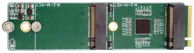 Main image of M.2 NVME Expansion Card Adapter Daul Port,PCIE M-Key 1 to 2 M-Key NVME SSD Card Adapter for 2230/2280mm SSD