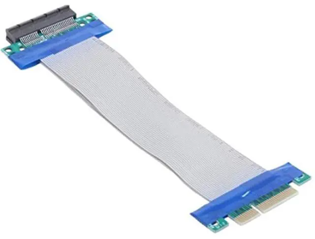 Main image of PCI-E Express 8X to 8X Male to Female Slot Riser Extender Card Ribbon Flexible Cable 20cm