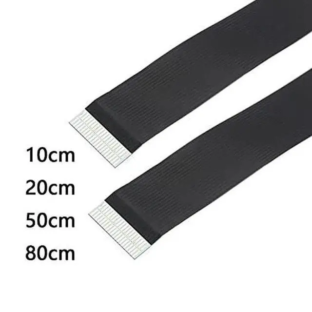Alt view image 4 of 7 - CYFPV Dual 90 Degree Right-Up Angled HDMI Type A Male to Male HDTV FPC Flat Cable for FPV HDTV Multicopter Aerial Photography 20cm