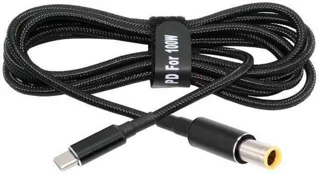 Main image of USB-C 100W 20V Input to DC 7.9 * 5.4mm PD Power 65W Output Charge Cable Support QC PD Type-C for Laptop
