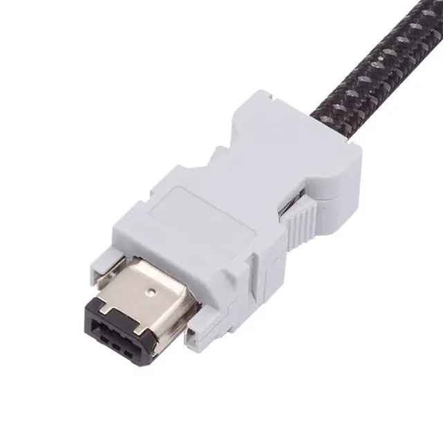 Alt view image 5 of 7 - IEEE 1394 6Pin CN3 Plug 55100-0670 SM-6P I/O Connector Male JZSP-CMP9-1-E Compatible with Yaskawa Panasonic Servo 54280-0609